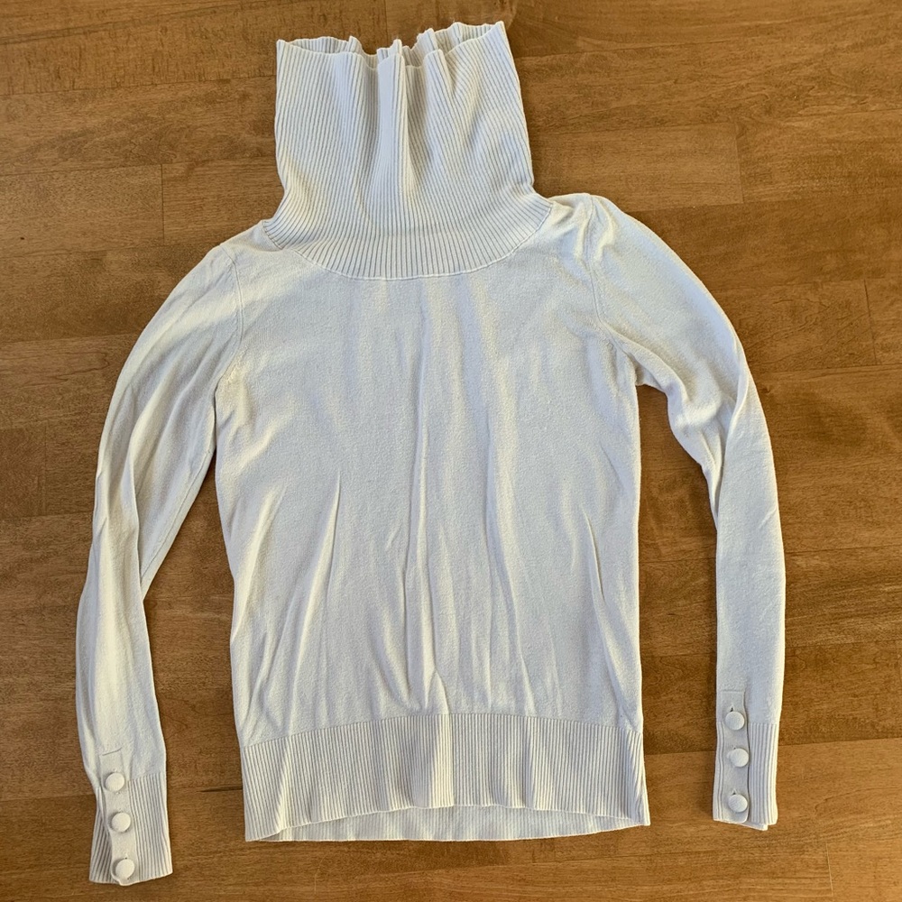 Last call! Banana Republic cream colored cowl neck sweater